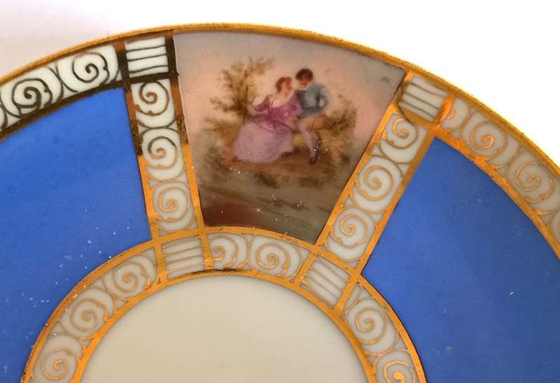Czechoslovakian FSK Demitasse Tea Duo