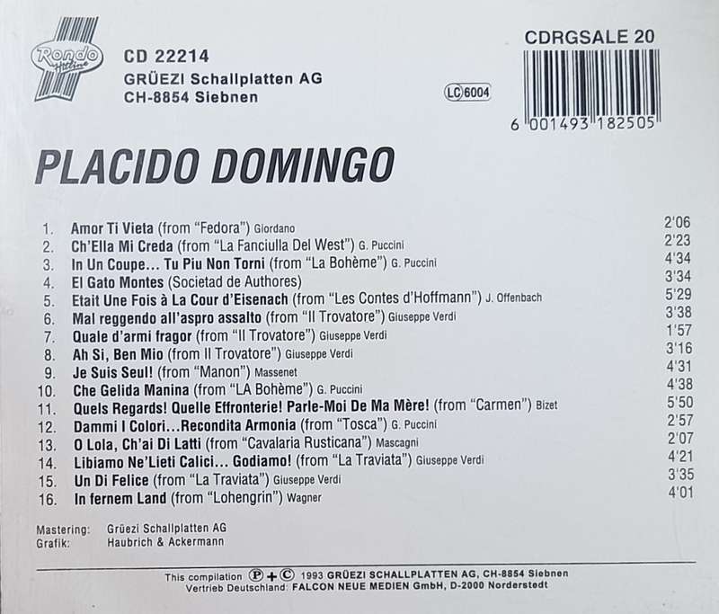 Placido Domingo (CD)