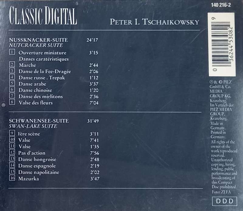 Tchaikovsky: Swan Lake and Nutcracker Suites (CD)