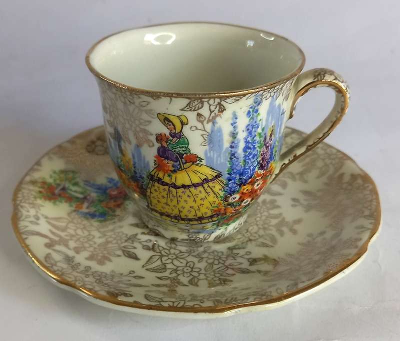 Empire `Ivory Ware` Demitasse Duo