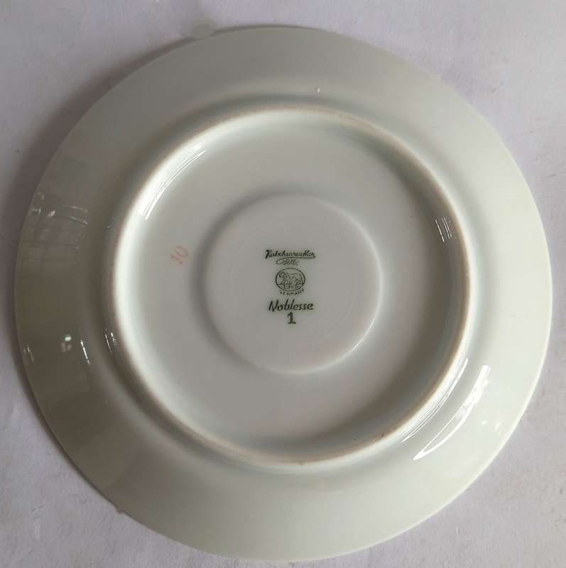 Hutschenreuther `Noblesse` Demitasse Duo