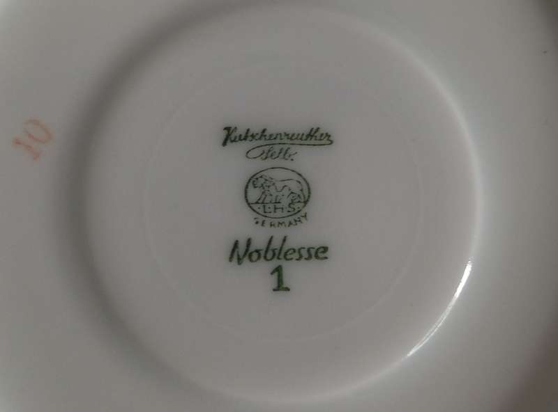 Hutschenreuther `Noblesse` Demitasse Duo