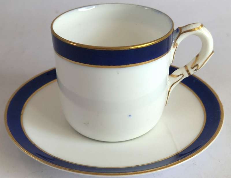 Antique Royal Worcester Coffee Duo