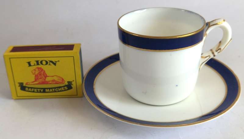 Antique Royal Worcester Coffee Duo