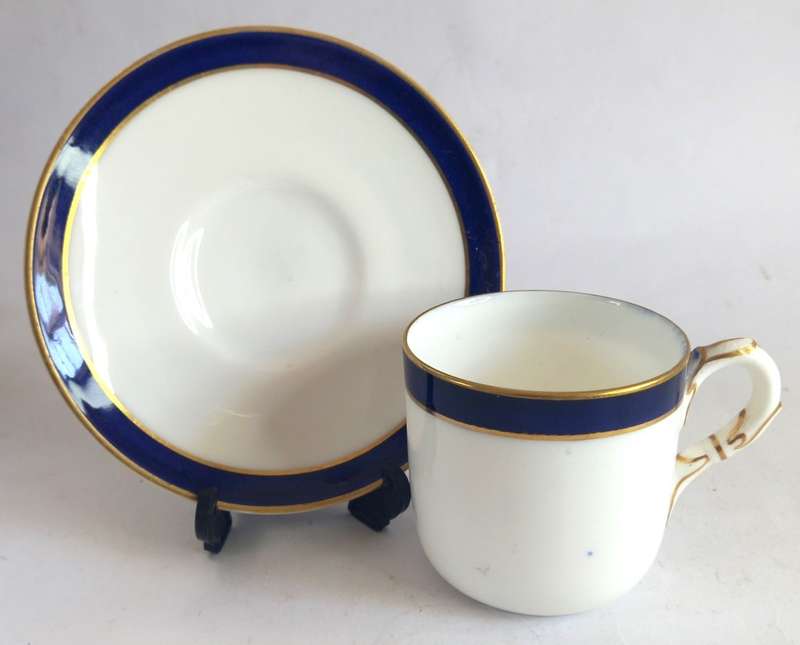 Antique Royal Worcester Coffee Duo
