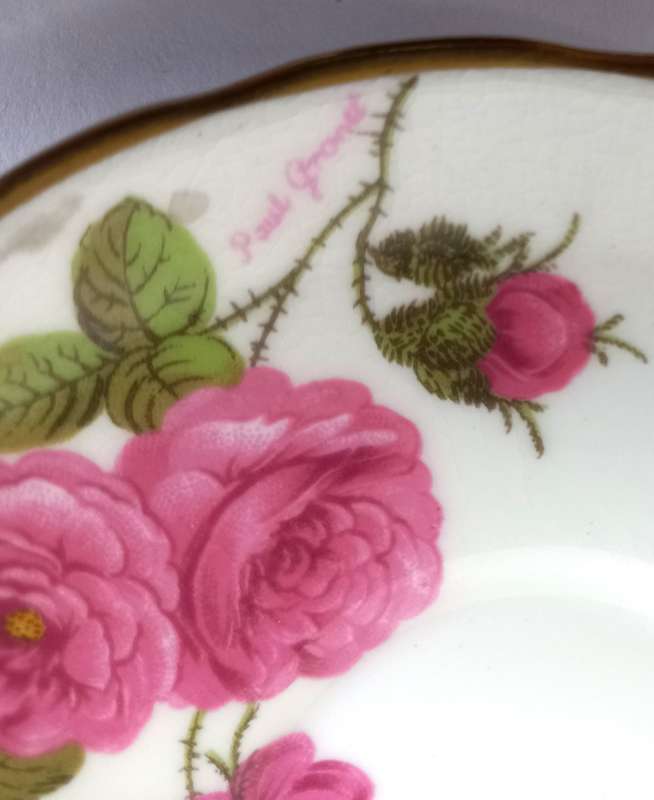 Foley `Century Rose` Demitasse Duo