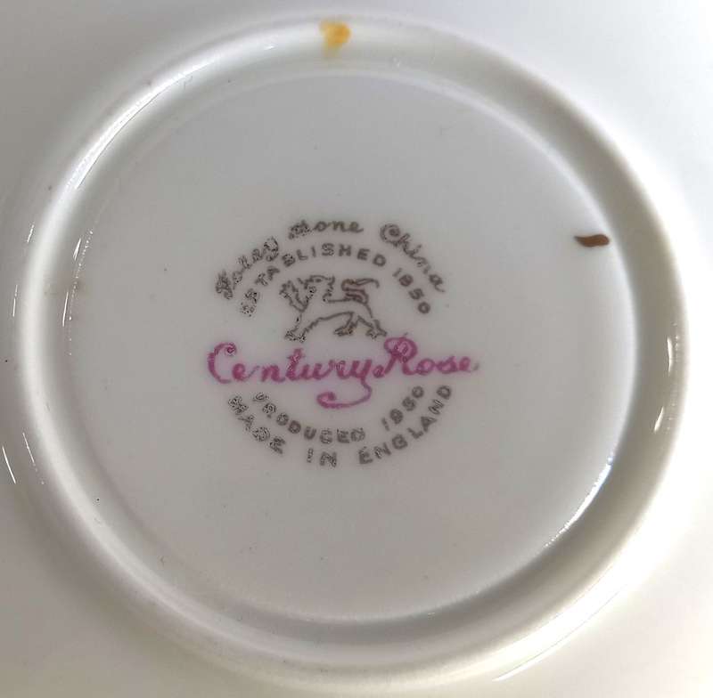 Foley `Century Rose` Demitasse Duo