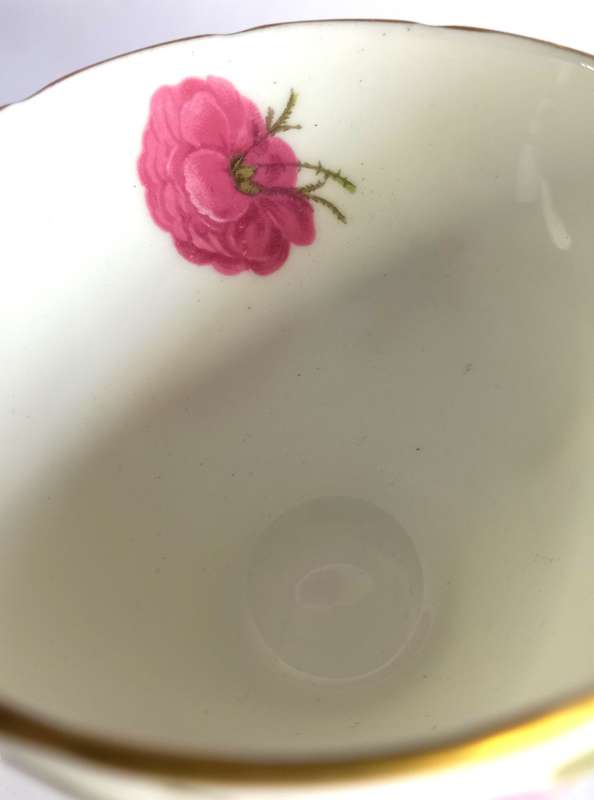 Foley `Century Rose` Demitasse Duo