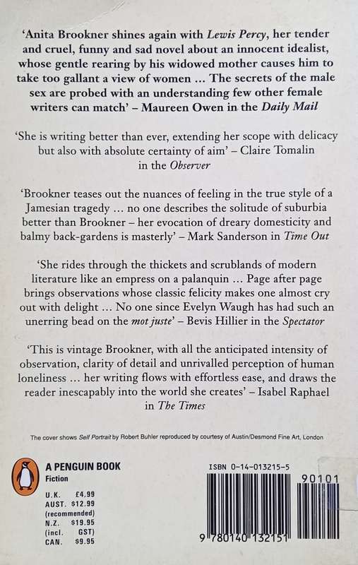 Anita Brookner, Lewis Percy