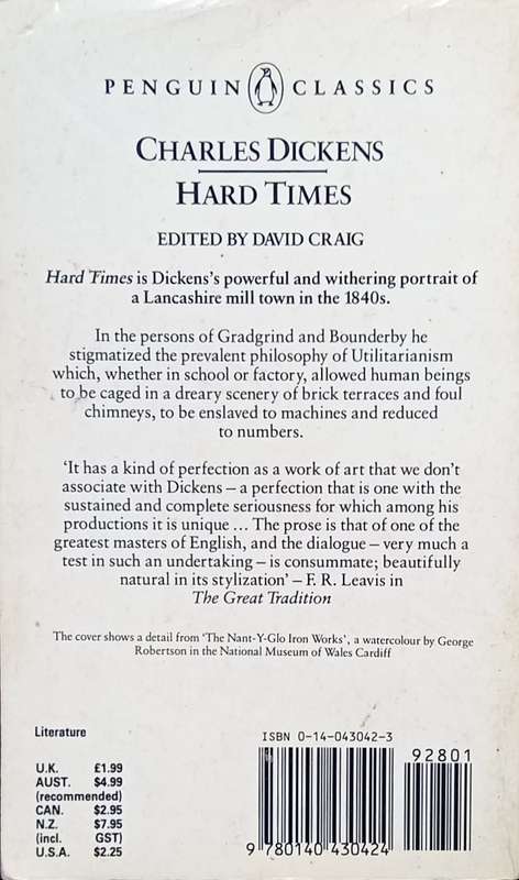 Charles Dickens, Hard Times