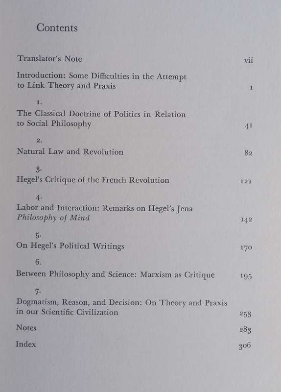 Jurgen Habermas, Theory and Practice