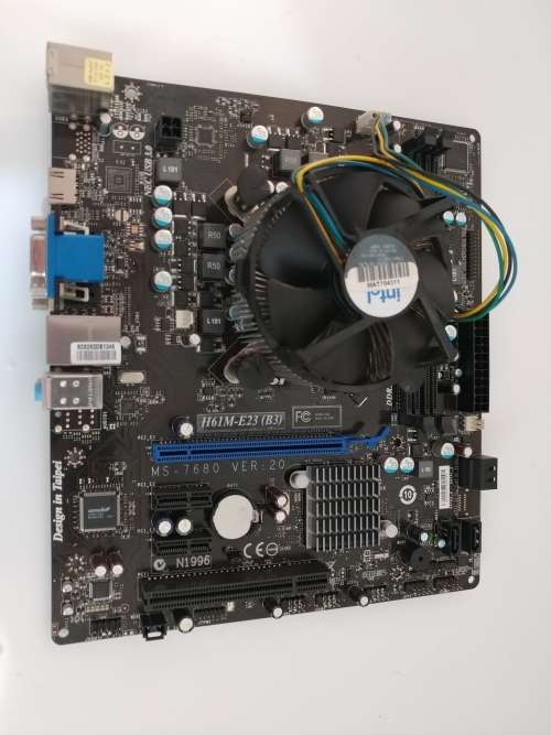 Core 13 2100 + Msi H61M Motherboard