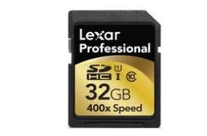 Lexar 32GB 400X, SDHC UHS-I 60MB/S SD CARD