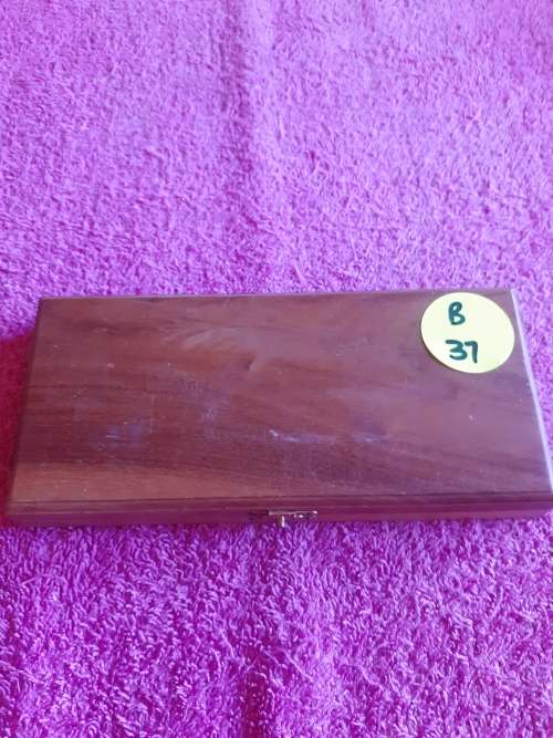 Wooden Coin  Holder Box - SA Mint - Take 3 Coins