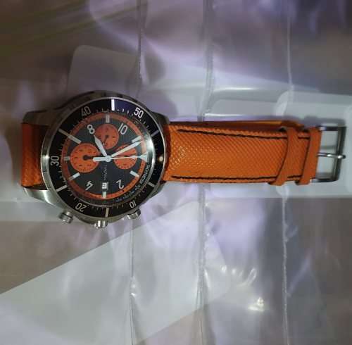 Nautica Men's Chronograph Watch Model A23090 in Orange
