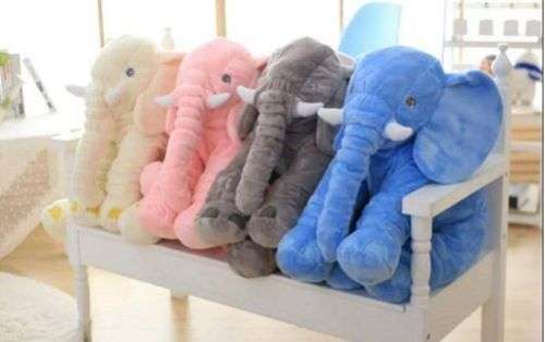 Large PINK Elephant support cushion/soft toy