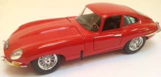 Lovely Red Jaguar E Type Coupe 1961 Sc 1/18