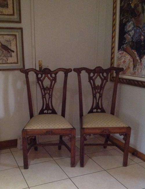 Hand Carved Chairs