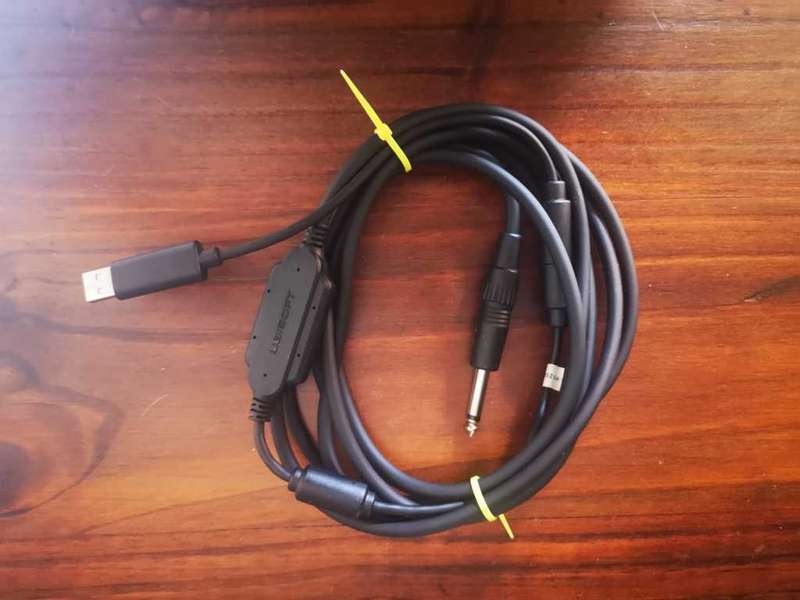 Ubisoft Rocksmith+ Real Tone Cable for PC, PS3, PS4, Xbox 360, Xbox One, Xbox X|S - FREE PS3 GAME!