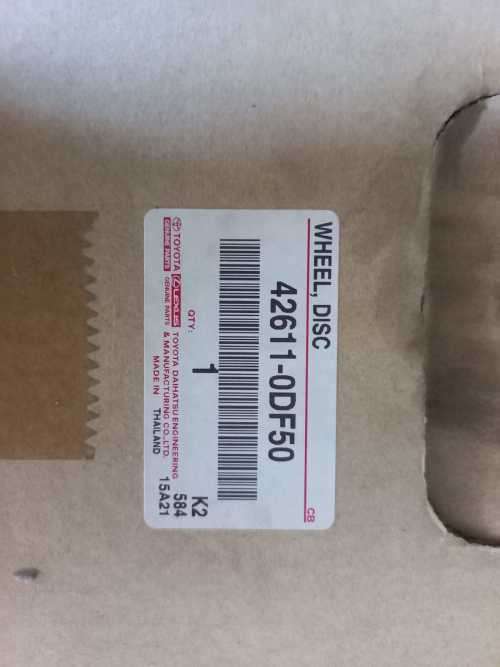 New / Open Box Toyota Yaris 16` Mag Wheel