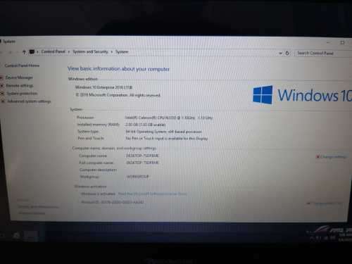 Packard Bell Laptop Intel celeron,2gb ddr3  ram,120gb hdd