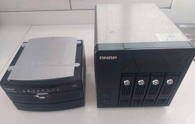 Linksys and Qnap Nas Units