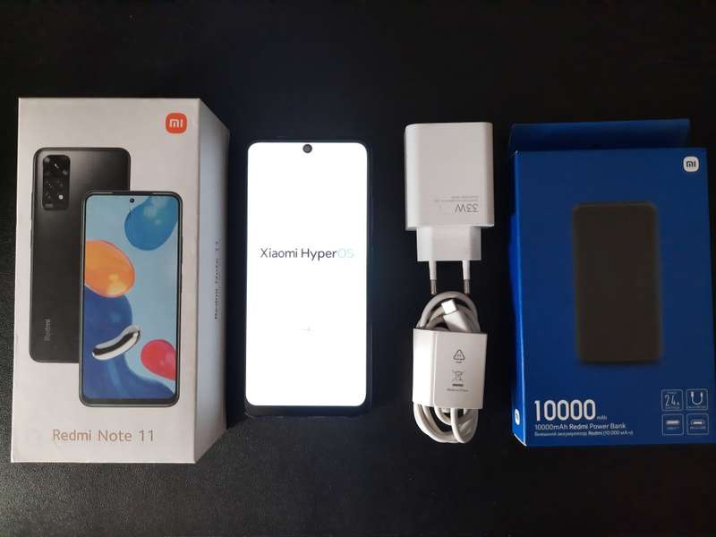 Redmi note 11 + New power bank