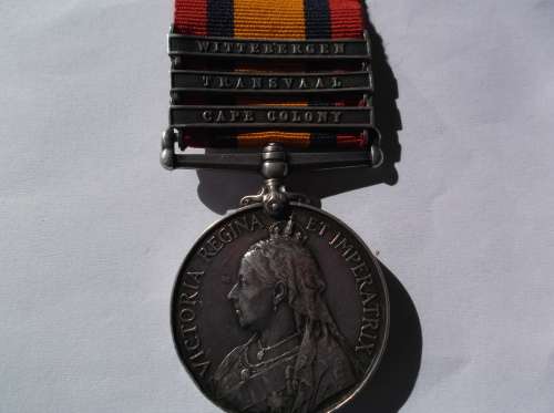 QSA 3 CLASPS TO 7056 PTE J BEAL 2 E YORK REGT