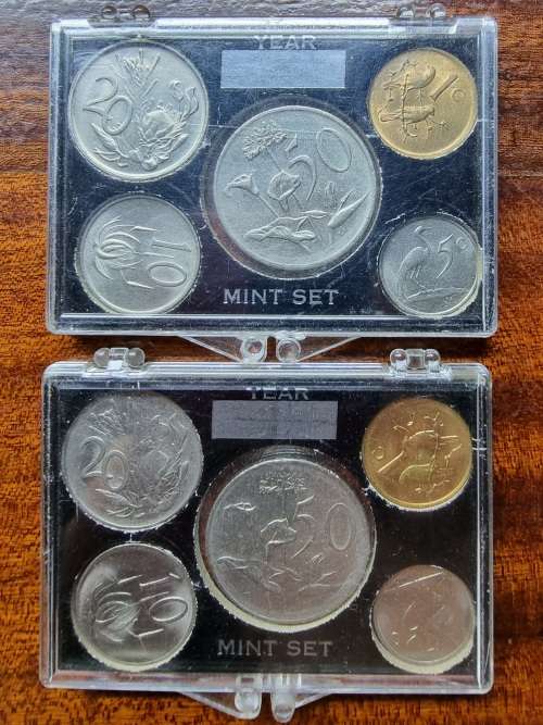 1985/1986 South African coins