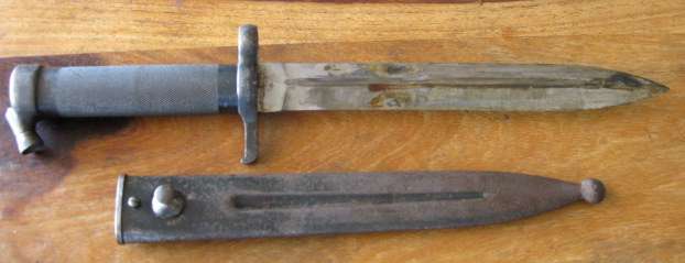 SWEDISH MAUSER BAYONET 1896 PATTERN.  AN ALL STEEL BAYONET