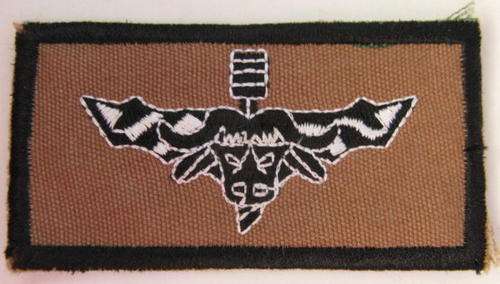 32 BATTALION RECCE COMPANY WING VARIATION.  NEVER ADOPTED.  EMBROIDERED.