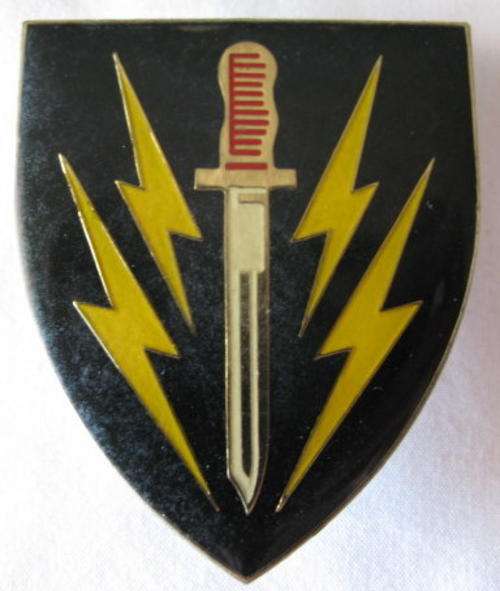 FLASH - 61 MECHANISED INFANTRY METAL FLASH.  ORIGINAL USED ITEM (NOT A RESTRIKE!!!). 3 PINS