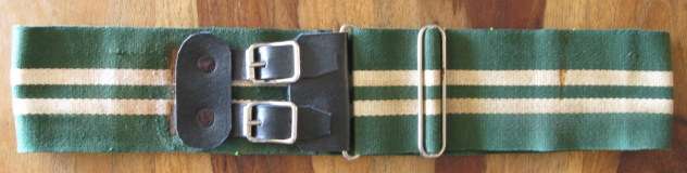 RHODESIAN LIGHT INFANTRY STABLE BELT COMPLETE, USED BUT VERY GOOD CONDITION.