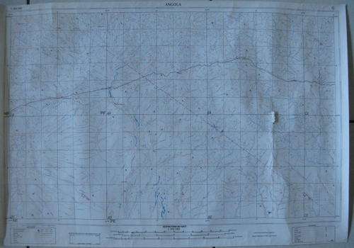 BORDER WAR PERIOD 1: 500 000 OPERATIONAL CHART OF ANGOLA