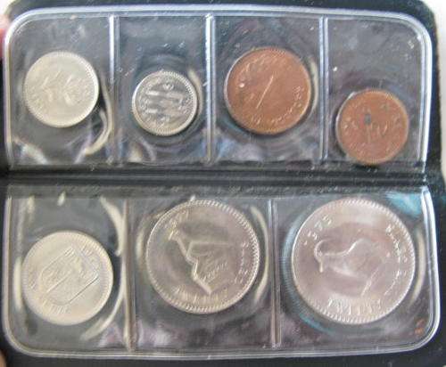 COINS OF RHODESIA UNC SET OF COINS 1970'S