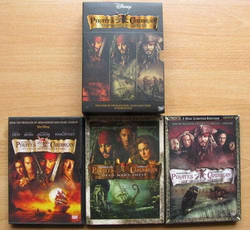PIRATES OF THE CARIBBEAN BOX SET.