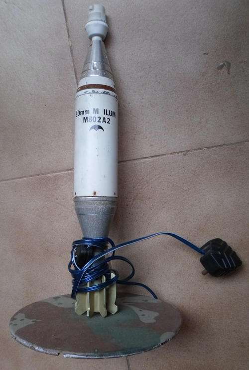 60 MORTAR LAMP-DEACTIVATED-HEIGHT 45CM