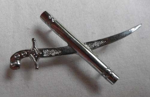 ARMY GENERAL CHROMED RANK-LARGE TYPE-4 PINS