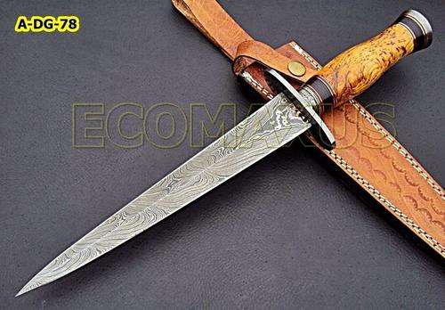 CUSTOM KNIFE HAND MADE DAMASCUS STEEL TWIST (13.6"),DAGGER KNIFE