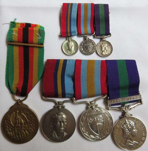 RHODESIAN MEDAL GROUP NAMED AS FOLLOWS-RHODESIAN  GSM NAMED TO 853 WO 2 M.V. O'NEILL-EXEMPLARY