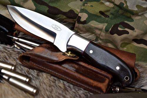 CFK USA Custom Handmade D2 BUSHCRAFTER Hunter Bushcraft Exotic Camel Bone Knife