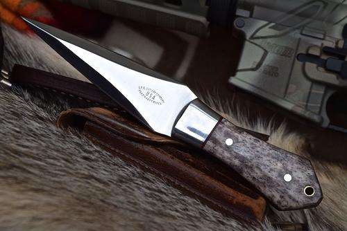 CFK USA Custom Handmade D2 Queen Barbarian Dagger Dirk Fighter Boot Bone Knife