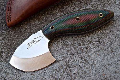 CFK USA iPak Custom Handmade D2 Tool Alaskan ULU Utility Hunting Skinning Knife