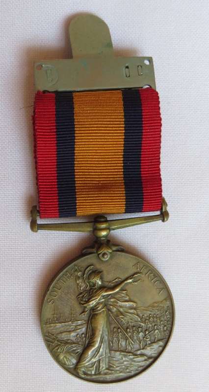 BOER WAR-BRONZE QSA MEDAL NAMED TO R.P.Z LWEEPER DOCTOER-2ND KINGS ROYAL RIFLES CORPS