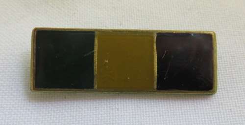 SA INFANTRY BERET BAR-LARGE VARIATION- 2 PINS- OLD USED
