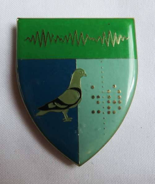 2 SIGNAL REGIMENT SILVER TYPE FLASH- NO PINS