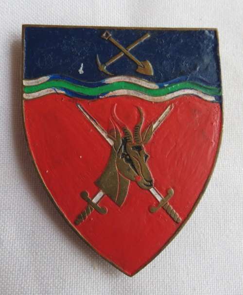 NORTH WESTERN COMMAND FLASH-VERY FIRST METAL TYPE- NO PLASTIC COATING- 3 PINS