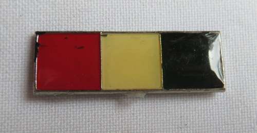 ARMY INTELLIGENCE BREAST BAR -1ST PATTERN RED/WHITE/BLACK- NO PINS