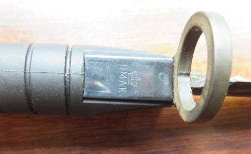 COMMERCIAL VERSION OF THE EICKHORN MADE SWEDISH AK4 BAYONET,BASED ON THE WEST GERMAN G3 BAYONET-THE
