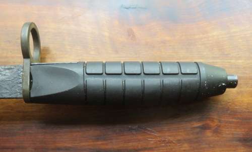 COMMERCIAL VERSION OF THE EICKHORN MADE SWEDISH AK4 BAYONET,BASED ON THE WEST GERMAN G3 BAYONET-THE